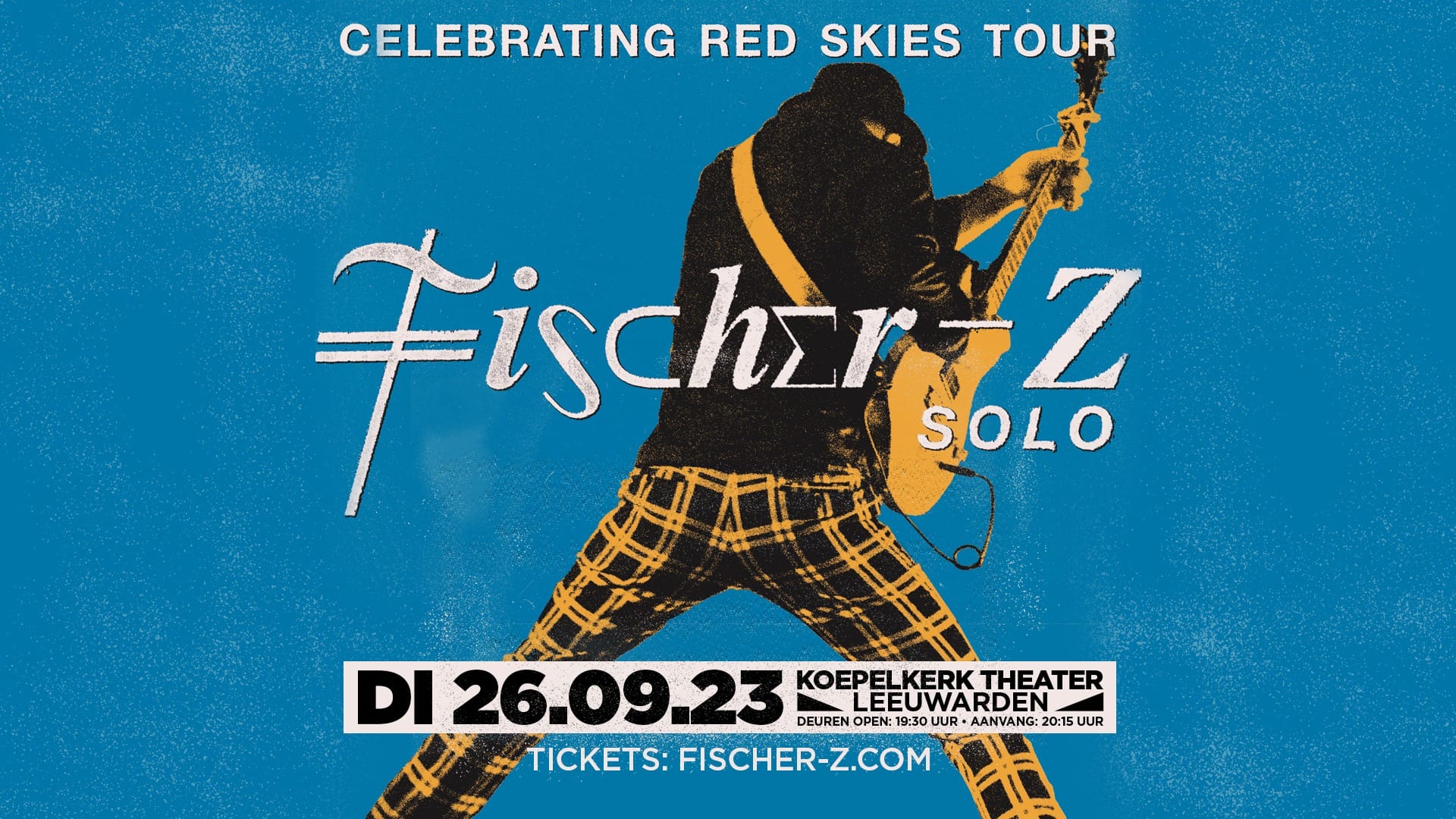 FischerZ Solo Red Skies Over Paradise Celebration Tour Koepeltheater